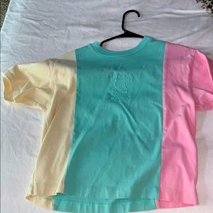 teddy fresh pastel colorblock teddy t-shirt